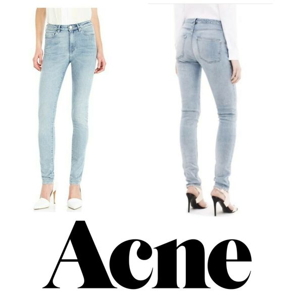 acne high waisted jeans